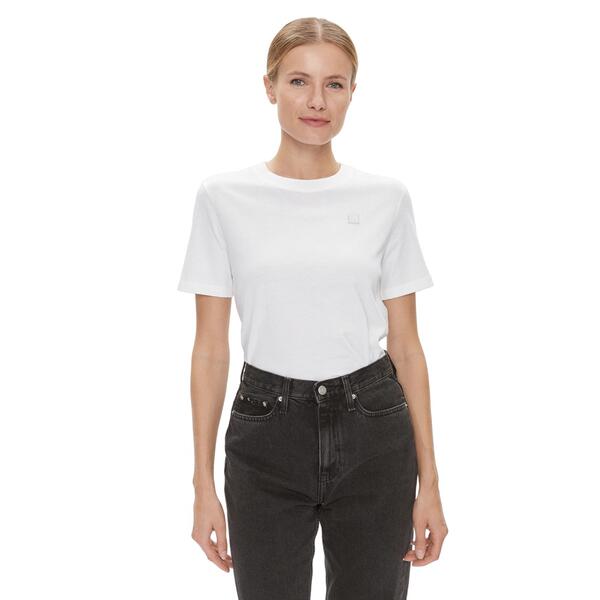 Γυναικείο T-Shirt Calvin Klein Ck Embro Badge Regural Tee Bright White J20J223226-YAF