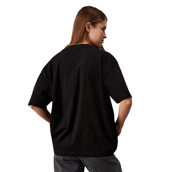 Γυναικείο T-Shirt Calvin Klein Monologo Boyfriend Tee Ck Black J20J223561-BEH