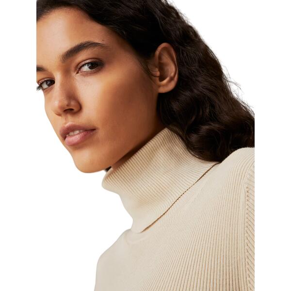 Γυναικείο Zιβάγκο Calvin Klein Woven Label Roll Neck Sweater Pelican J20J224225-PD7