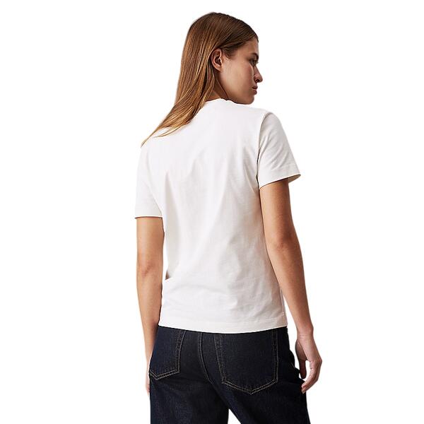 Γυναικείο T-shirt Calvin Klein Embroidered Box Regural Ivory J20J224253-YBI