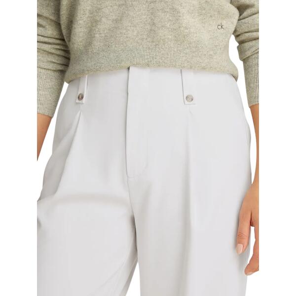 Γυναικείο Παντελόνι Calvin Klein Ecovero Tailored Wide Chalk J20J225343-ADA