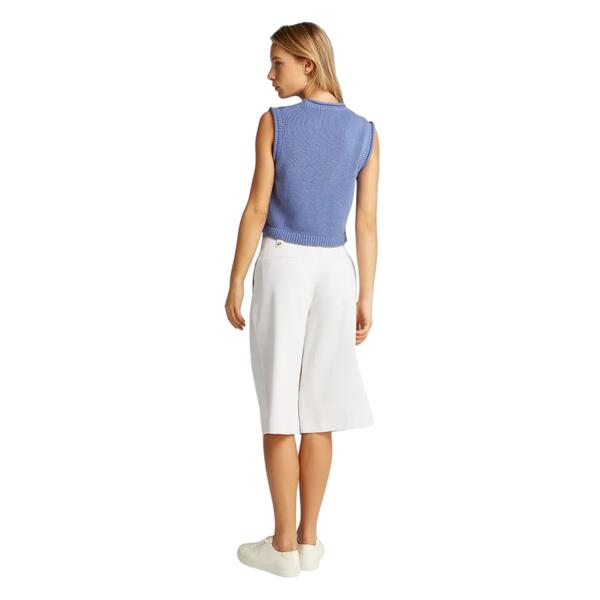 Γυναικεία Βερμούδα Calvin Klein Ecovero Tailored Bermuda Chalk J20J225412-ADANI