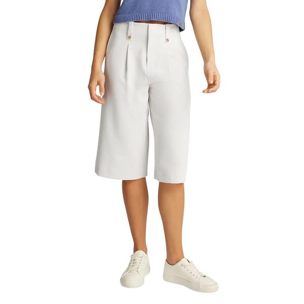 Γυναικεία Βερμούδα Calvin Klein Ecovero Tailored Bermuda Chalk J20J225412-ADANI