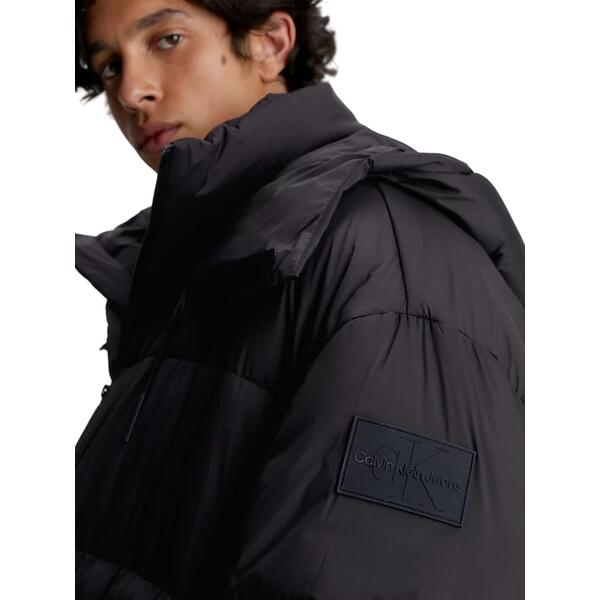 Ανδρικό Μπουφάν Calvin Klein Modern Quilted Nd Long Puffer Ck Black J30J324078-ΒΕΗ