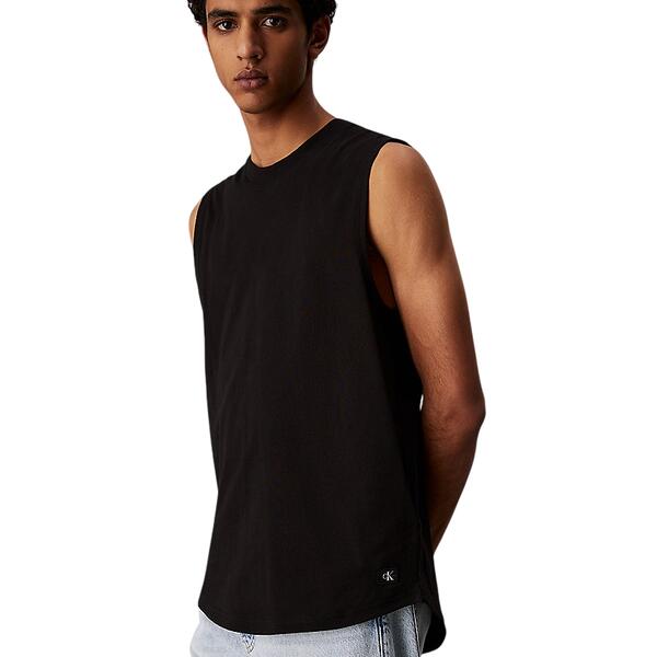 Ανδρική Μπλούζα Calvin Klein Woven Label Tank Ck Black J30J327283-BEH