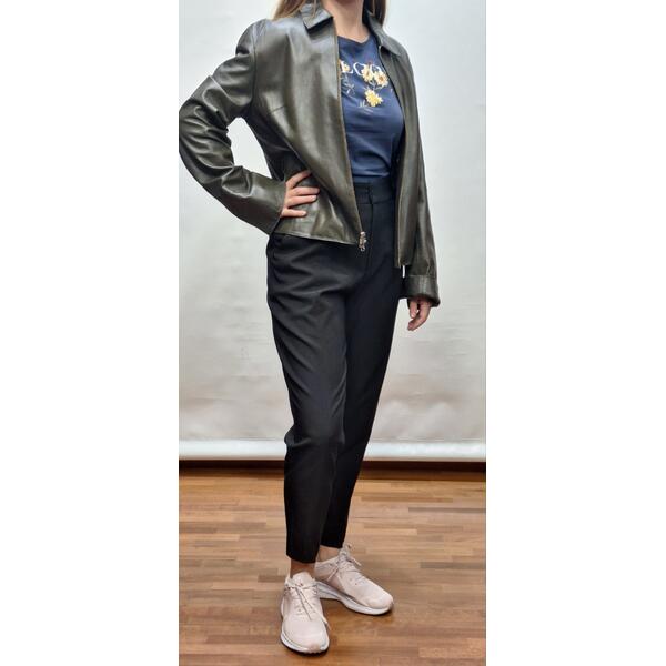 Γυναικείο Δερμάτινο Over Skins JULIANA-OLIVE