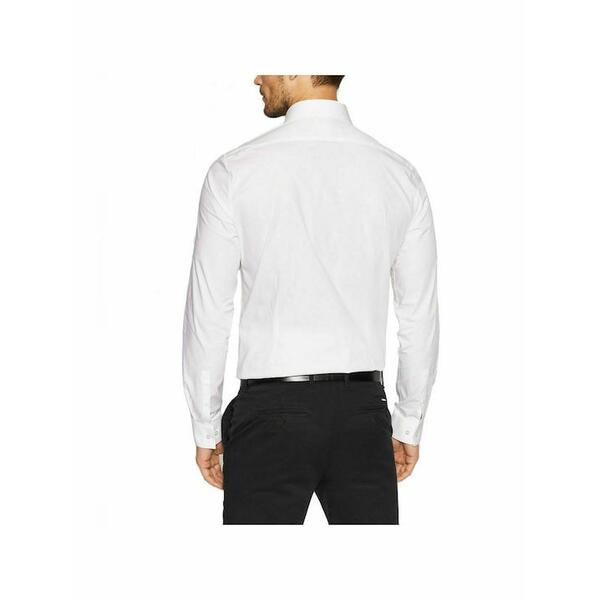 Ανδρικό Πουκάμισο Calvin Klein Poplin Stretch Slim White K10K108229-0K4