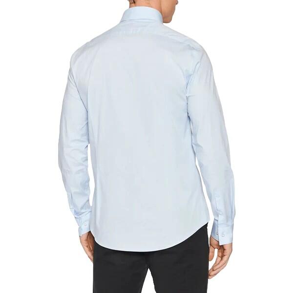 Ανδρικό Πουκάμισο Calvin Klein Poplin Stretch Calm Blue K10K108229-C1S