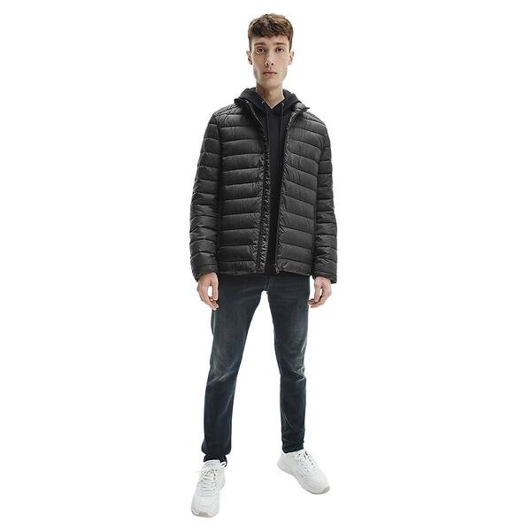 Ανδρικό Μπουφάν Calvin Klein Recycled Side Logo Jacket Ck Black K10K108291-BEH