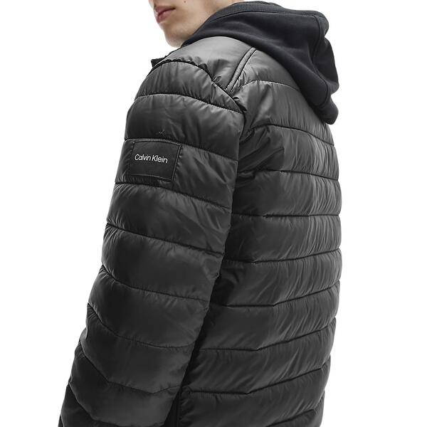 Ανδρικό Μπουφάν Calvin Klein Recycled Side Logo Jacket Ck Black K10K108291-BEH