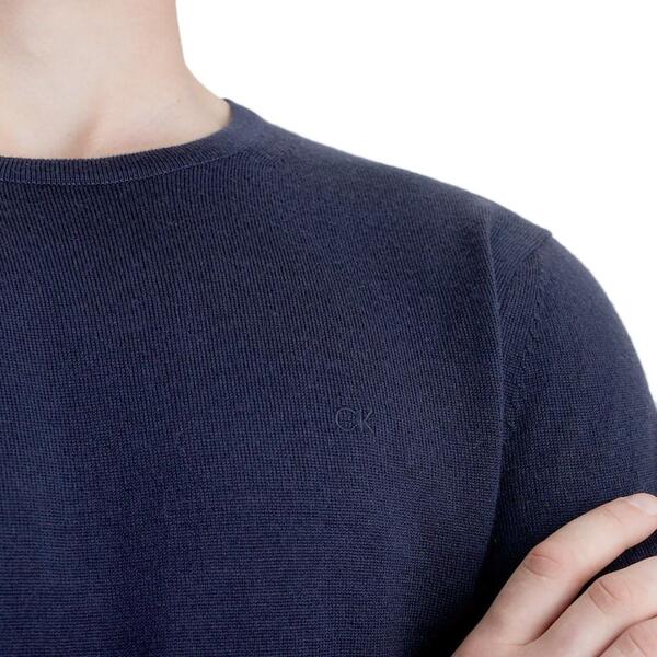 Ανδρικό Πουλόβερ Calvin Klein Superior Wool Crew Neck Night Sky K10K109474-CHW