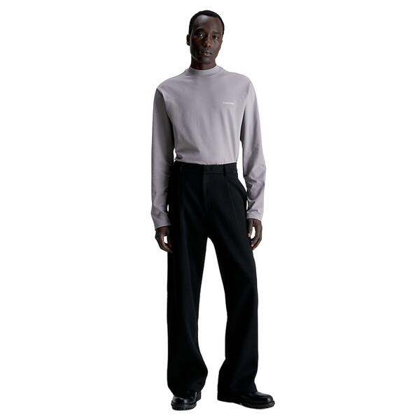 Ανδρική Μπλούζα Calvin Klein Micro Logo Ls Mock Neck Sublunar K10K110179-PTM