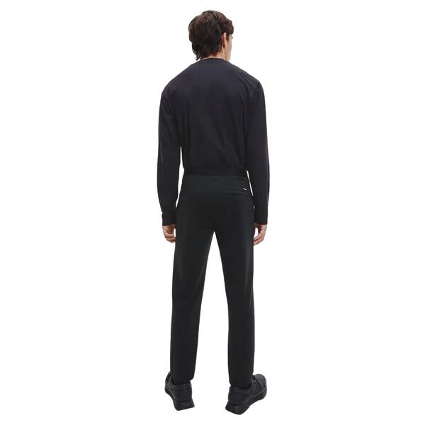 Ανδρική Μπλούζα Calvin Klein Micro Logo Ls Mock Neck Ck Black K10K110179-BEH