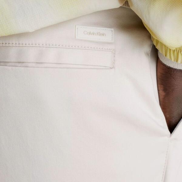 Ανδρικό Παντελόνι Calvin Klein Satin Stretch Slim Chino Stony Beige K10K110963-ACE32