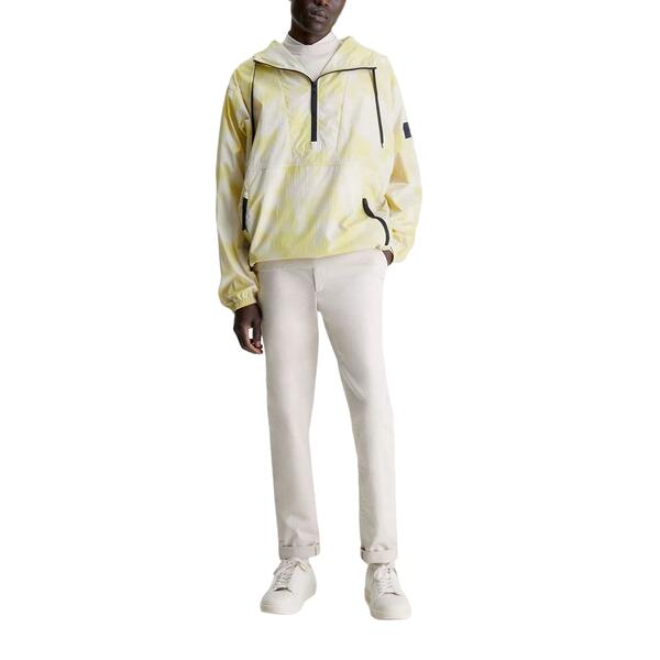 Ανδρικό Παντελόνι Calvin Klein Satin Stretch Slim Chino Stony Beige K10K110963-ACE32