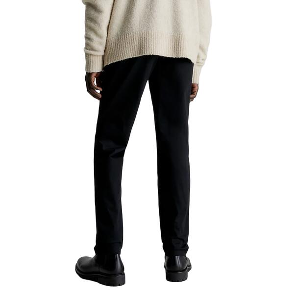 Ανδρικό Παντελόνι Calvin Klein Satin Stretch Slim Chino Black K10K110963-BEH34