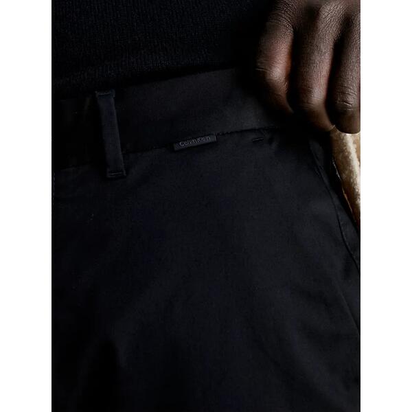 Ανδρικό Παντελόνι Calvin Klein Satin Stretch Slim Chino Black K10K110963-BEH34