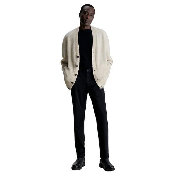 Ανδρικό Παντελόνι Calvin Klein Satin Stretch Slim Chino Black K10K110963-BEH34