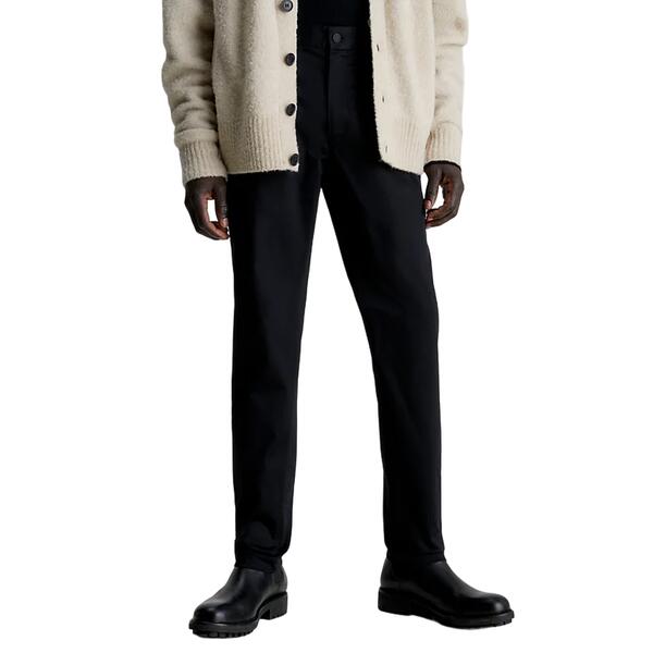 Ανδρικό Παντελόνι Calvin Klein Satin Stretch Slim Chino Black K10K110963-BEH34
