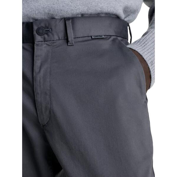 Ανδρικό Παντελόνι Calvin Klein Satin Stretch Slim Chino Magnet K10K110963-PC934