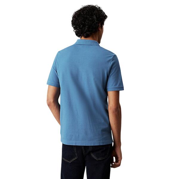 Ανδρικό Polo Calvin Klein Strecth Pique Slim Dutch Blue K10K111196-CE4