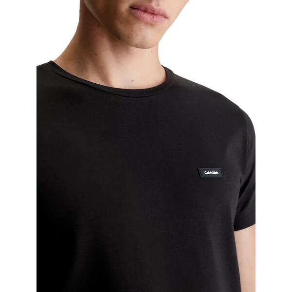 Ανδρικό T-shirt Calvin Klein Stretch Slim Fit T-shirt Ck Black K10K112724-BEH