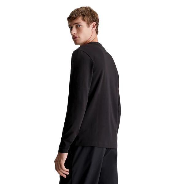 Ανδρική Μπλούζα Calvin Klein Logo Mock Neck T-Shirt Ck Black K10K112757-ΒΕΗ