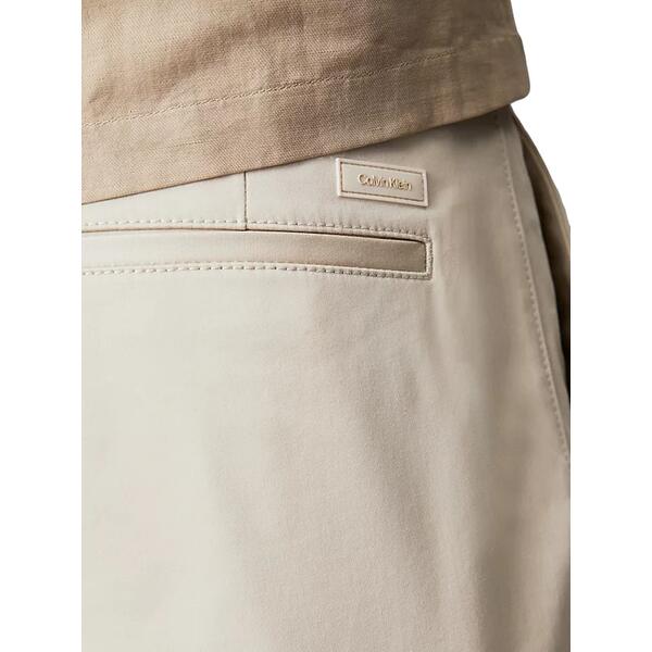 Ανδρικό Σορτς Calvin Klein Sateen Stretch Regular Straight Stony Beige K10K112831-ACE