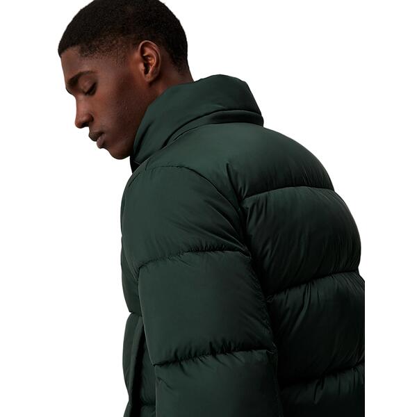 Ανδρικό Mπουφάν Calvin Klein Hooded Quilt Puffer Mw Midnight Forest K10K113476-M14