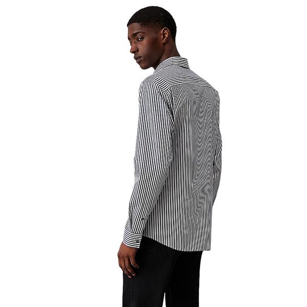 Αντρικό Πουκάμισο Calvin Klein Poplin Stretch Stripe Ink K10K113623-PPK