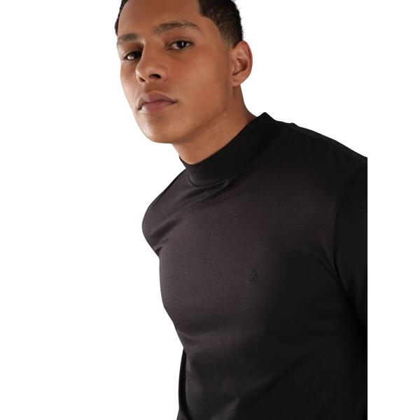 Αντρική Μπλούζα Calvin Klein Liquid Touch Ls Mock Neck Black K10K113796-BEH
