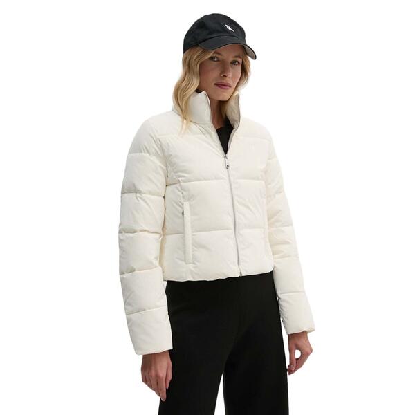 Γυναικείο Μπουφάν Calvin Klein Soft Touch Short Fitted Jacket Ivory J20J224428-YBI