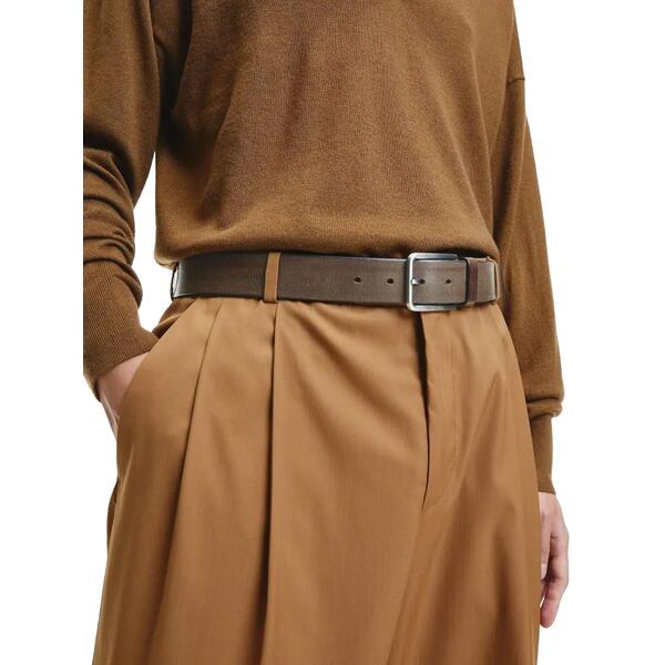 Ανδρική Ζώνη Calvin Klein Warmth Oiled Grain 35mm Dark Brown K50K509654-GE7