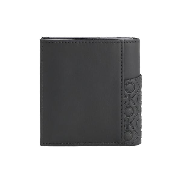 Ανδρικό Πορτοφόλι Calvin Klein Ck Must Mono Trifold 6cc W Coin Black Tonal Mono K50K510306-01I Ανδρικό Πορτοφόλι Calvin Klein Ck Must Mono Trifold 6cc W Coin Black Tonal Mono K50K510306-01I