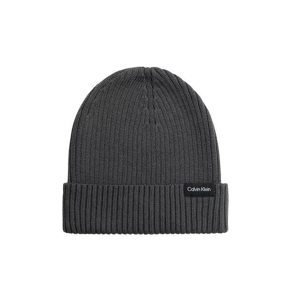 Ανδρικό Σκουφάκι Calvin Klein Classic Cotton Rib Beanie Magnet K50K510982-PC9