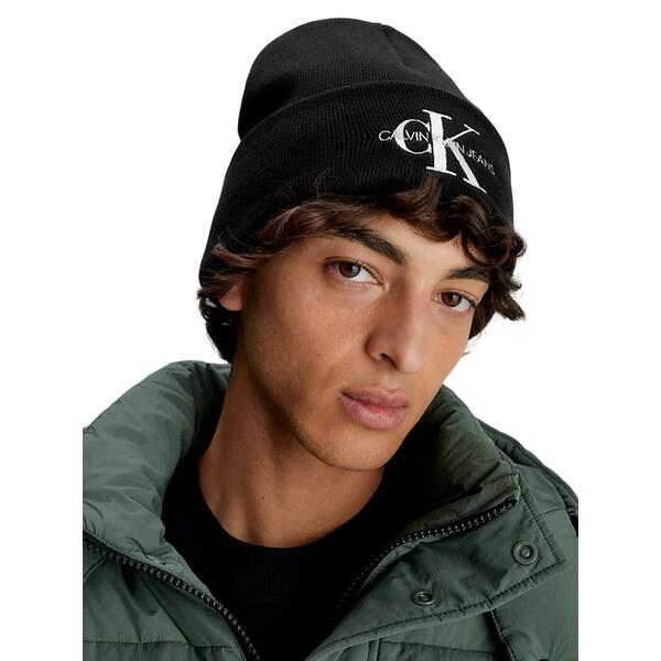 Ανδρικό Σκουφάκι Calvin Klein Monologo Embro Beanie Black K50K511160-BDS