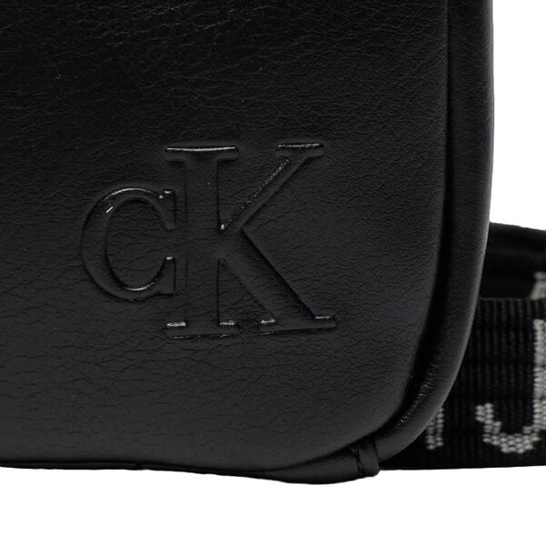 Ανδρικό Τσαντάκι Χιαστί Calvin Klein Ultralight Reporter18 W_ Pkt Pu Black K50K511489-BEH