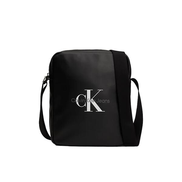 Ανδρικο Τσαντάκι Calvin Klein Monogram Soft Report Black K50K512447-BEH Ανδρικο Τσαντάκι Calvin Klein Monogram Soft Report Black K50K512447-BEH