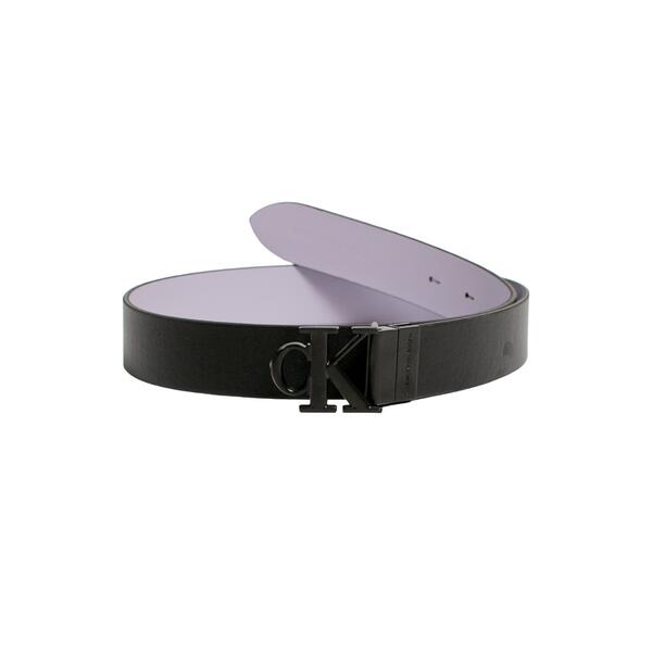 Γυναικεία Ζώνη Calvin Klein Round Mono Rev Lthr Belt 30mm Black_ Lavender Aura K60K610893-0GN Γυναικεία Ζώνη Calvin Klein Round Mono Rev Lthr Belt 30mm Black_ Lavender Aura K60K610893-0GN