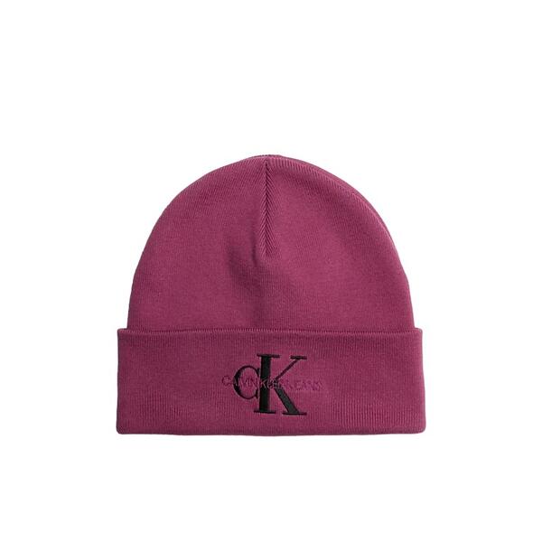 Γυναικείο Σκουφάκι Calvin Klein Monologo Embro Beanie Amaranth K60K611254-VAC