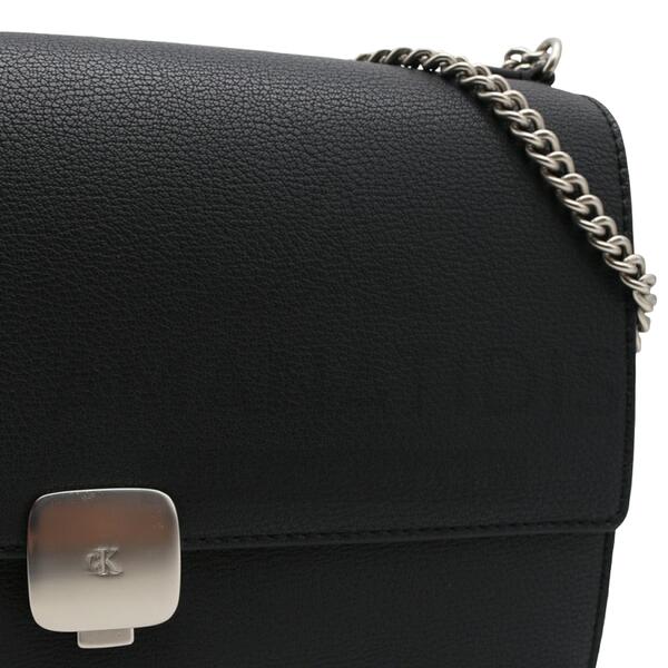 Γυναικεία Τσάντα Xιαστί Calvin Klein Forged Lock Flap Black K60K612709-BEH