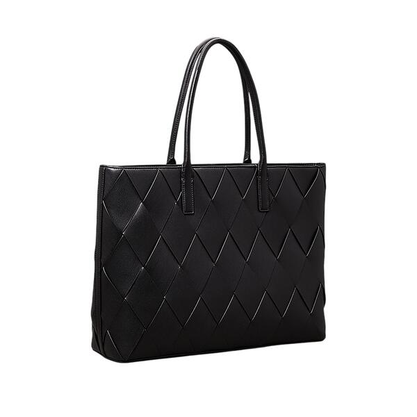 Γυναικεία Τσάντα Ώμου Calvin Klein Ck Woven Medium Shopper Ck Black K60K612994-BEH