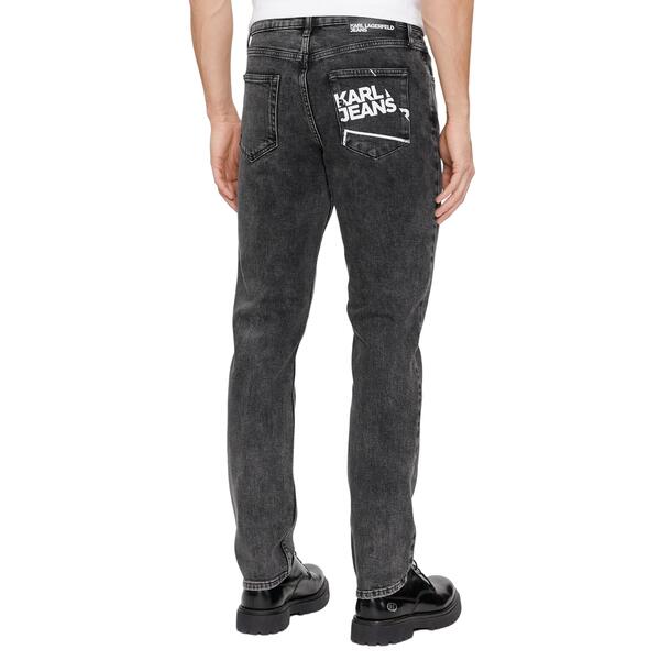 Ανδρικό Jean Karl Lagerfeld Jeans Klj Slim Logo Denim Acid Grey 240D1115-J277