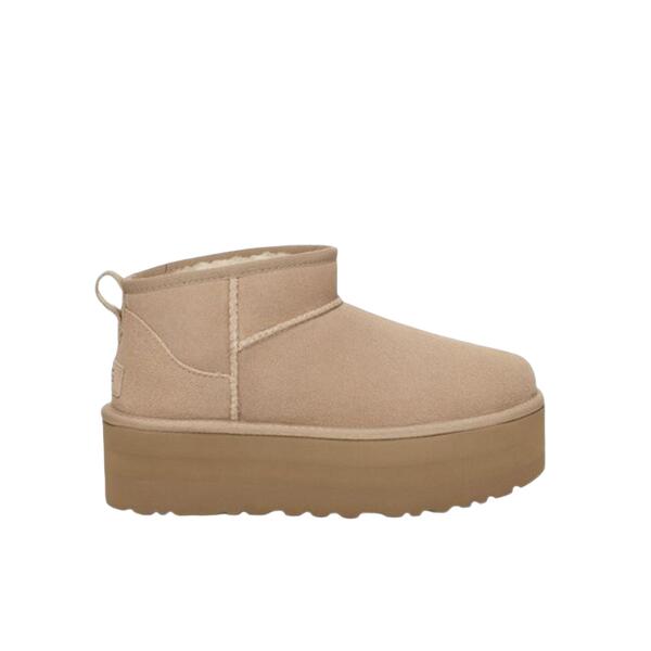 Γυναικεία Μποτάκια Ugg Classic Ultra Mini Platform Sand 1135092-SAN