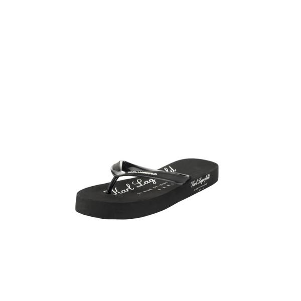 Ανδρικές Σαγιονάρες Karl Lagerfeld Hotel Karl Thong Black Rubber KL71007-V00