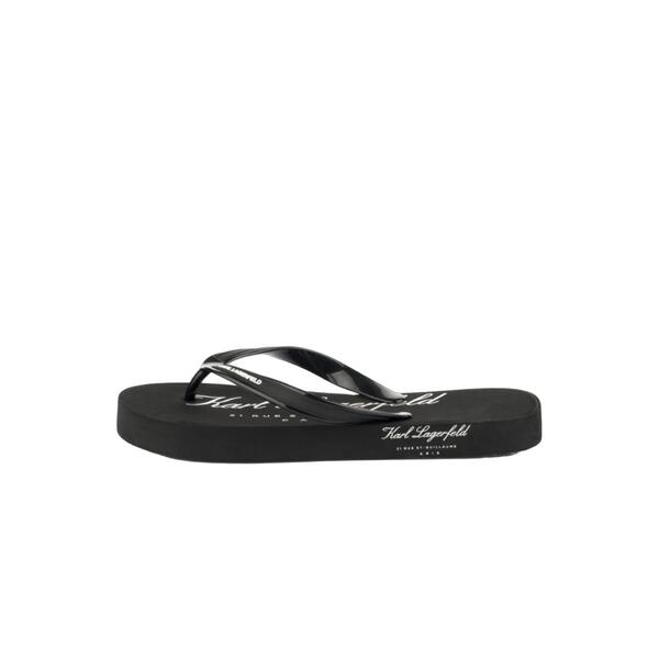 Ανδρικές Σαγιονάρες Karl Lagerfeld Hotel Karl Thong Black Rubber KL71007-V00