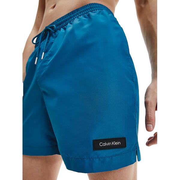 Ανδρικό Μαγιό Calvin Klein Medium Drawstring Petrol KM0KM00721-CWJ