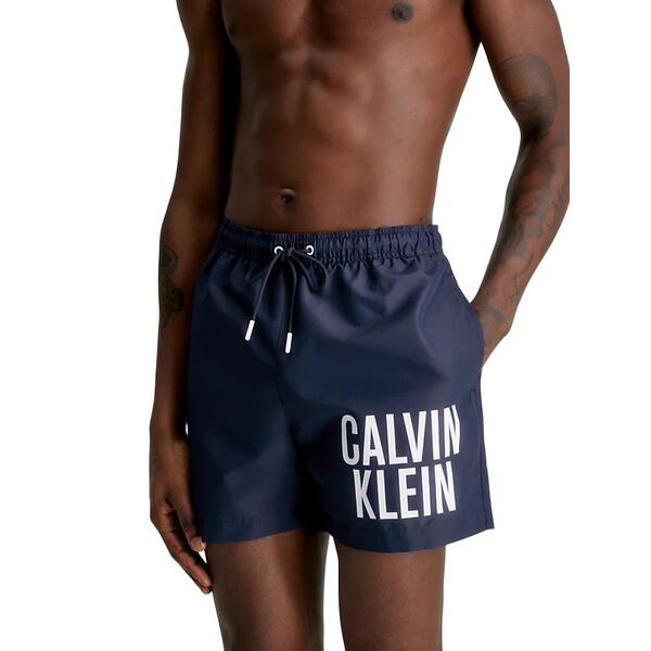 Ανδρικό Μαγιό Calvin Klein Medium Drawstring Navy Iris KM0KM00794-DCA