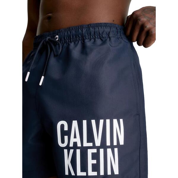 Ανδρικό Μαγιό Calvin Klein Medium Drawstring Navy Iris KM0KM00794-DCA