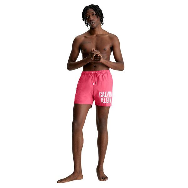 Ανδρικό Μαγιό Calvin Klein Medium Drawstring Pink Flash KM0KM00794-XI1